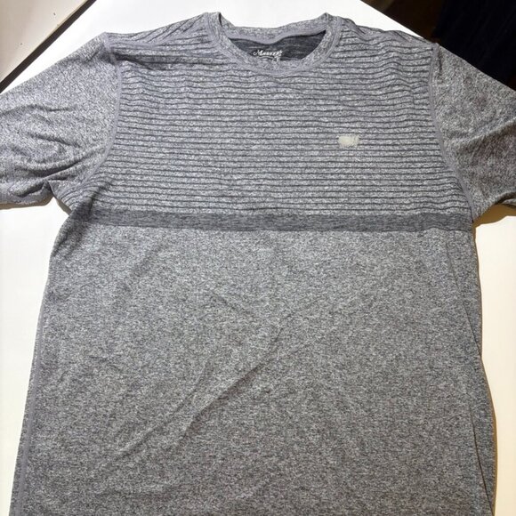 Men's Heather Gray Masters Tech Augusta National Activewear Short Sleeve Shirt S - Picture 1 of 8